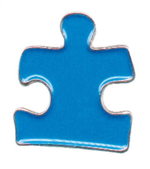 Autism Awareness Pin - Blue (5 Pack)