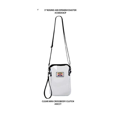 Clear Mini Crossbody Clutch (#MCCT)