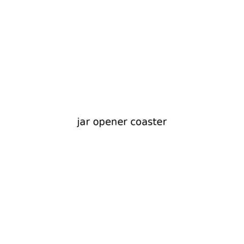 5" Round Jar Opener/Coaster (#CSRD54CP)