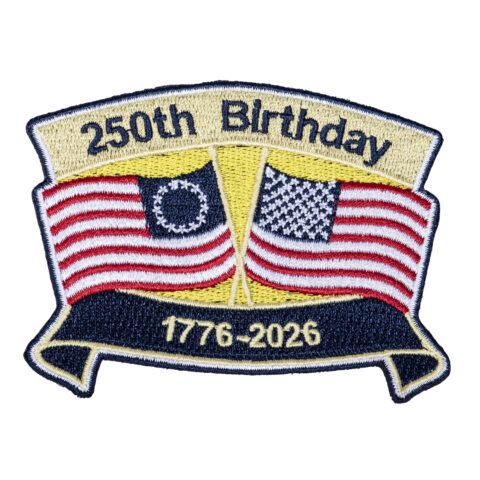 250th Birthday Embroidered Patch