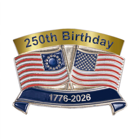 250th Birthday Pin (Small)