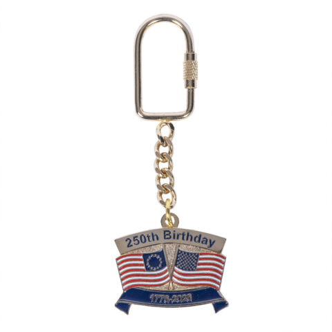 250th Birthday Keychain