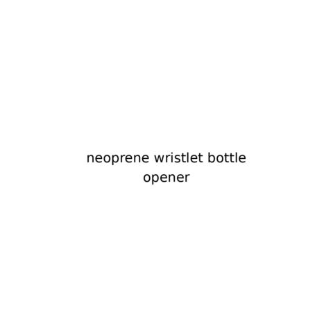 Neoprene Wristlet w/ Bottle Opener (#NEOCKB4CP)