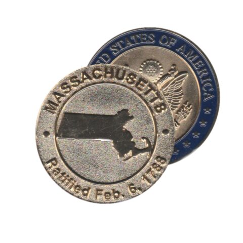 Massachusetts Commemorative Coin - US Seal Back