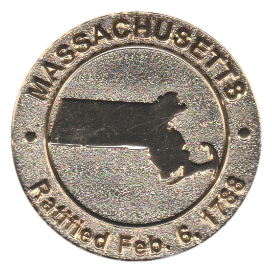 Massachusetts Commemorative Coin - Flag Back - Image 2