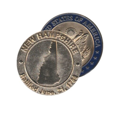 New Hampshire Commemorative Coin - US Seal Back