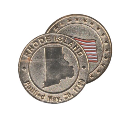 Rhode Island Commemorative Coin - Flag Back
